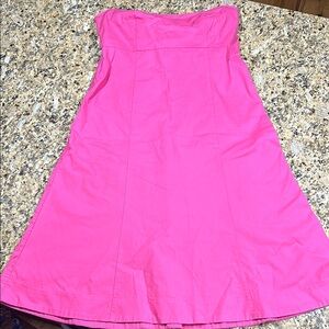 GAP Barbie Pink Strapless Dress